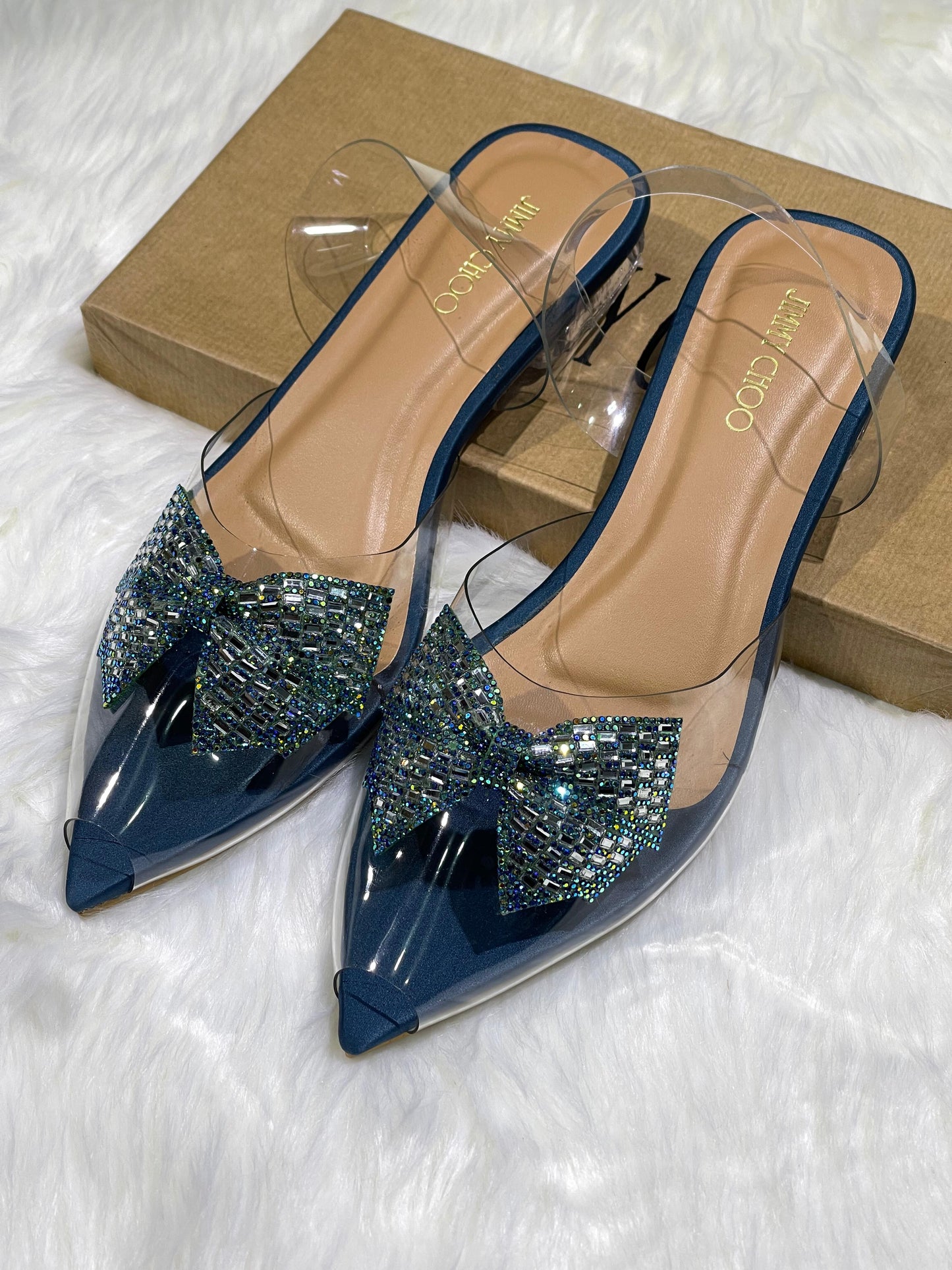 BOW TRANS HEEL (Jimmy Choo-02)